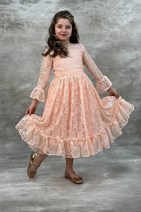 Dantelli Çocuk Abiye