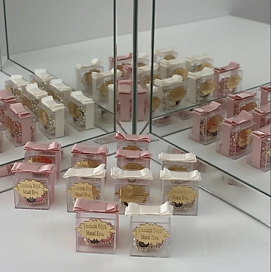 Hediye kutusunda taşlı zikirmatik