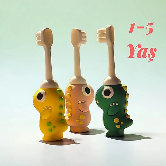 Smileyes Ultra Yumuşak Bebek Diş Fırçası - Pudra Pembe