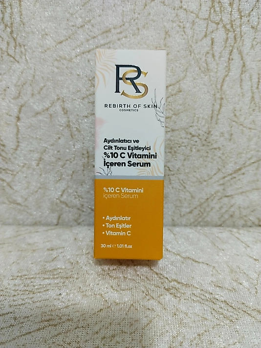 Rebirth Of Skin Aydınlatıcı ve %10 C Vitamini İçeren Serum