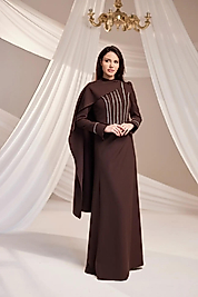 Burak Baran Elera Abiye Kahverengi