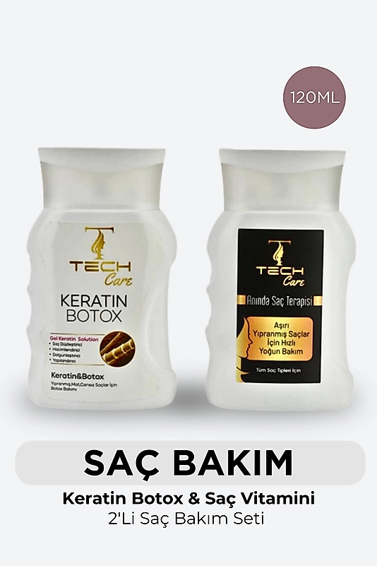 2'li Saç Bakım Seti Saç Botox - Saç Vitamin