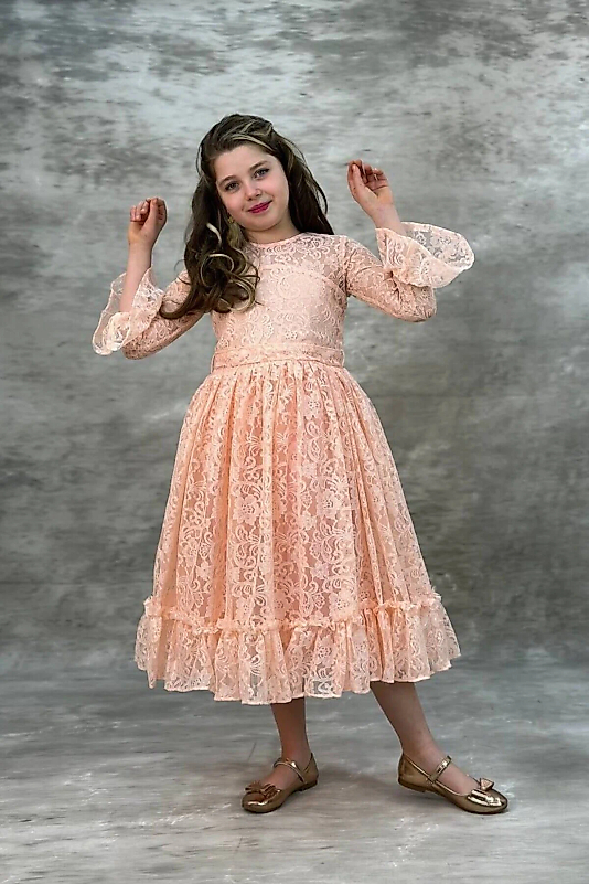 Dantelli Çocuk Abiye