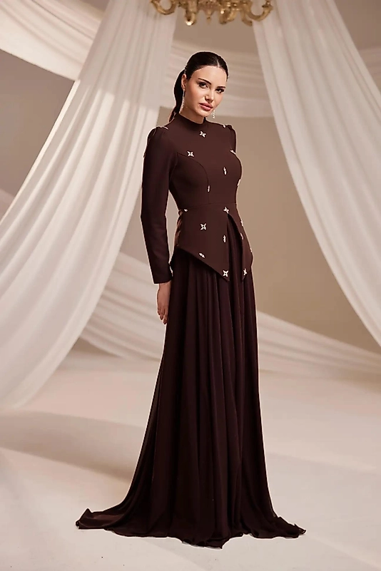 Burak Baran Lora Abiye Kahverengi