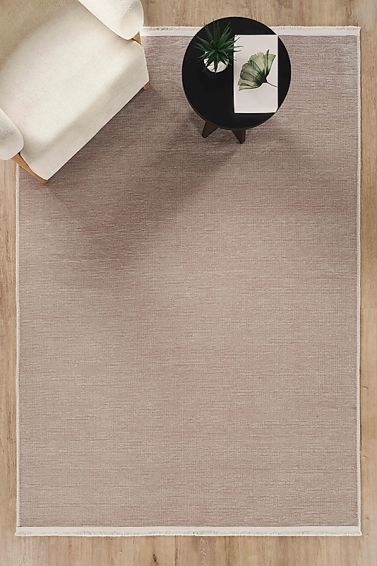 MODERN ŞÖNİL KİLİM  VİZON DÜZ