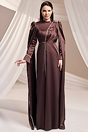 Burak Baran Liva Abiye Kahverengi