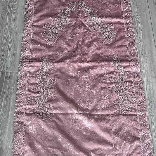 Çeyizlik Fıransız güpürlü seccade