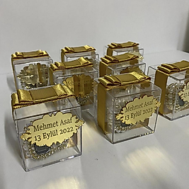 Hediye kutusunda taşlı zikirmatik