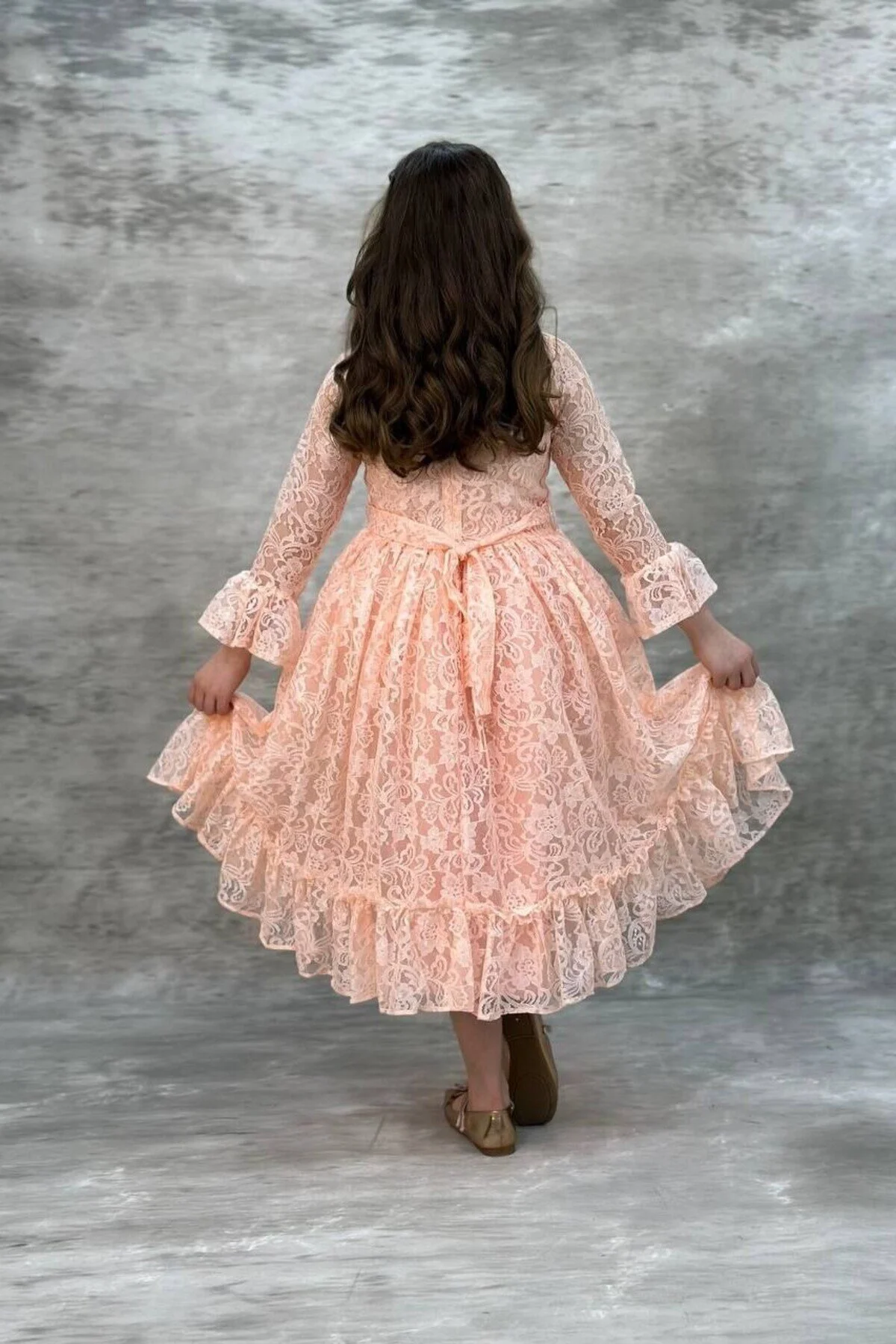 Dantelli Çocuk Abiye