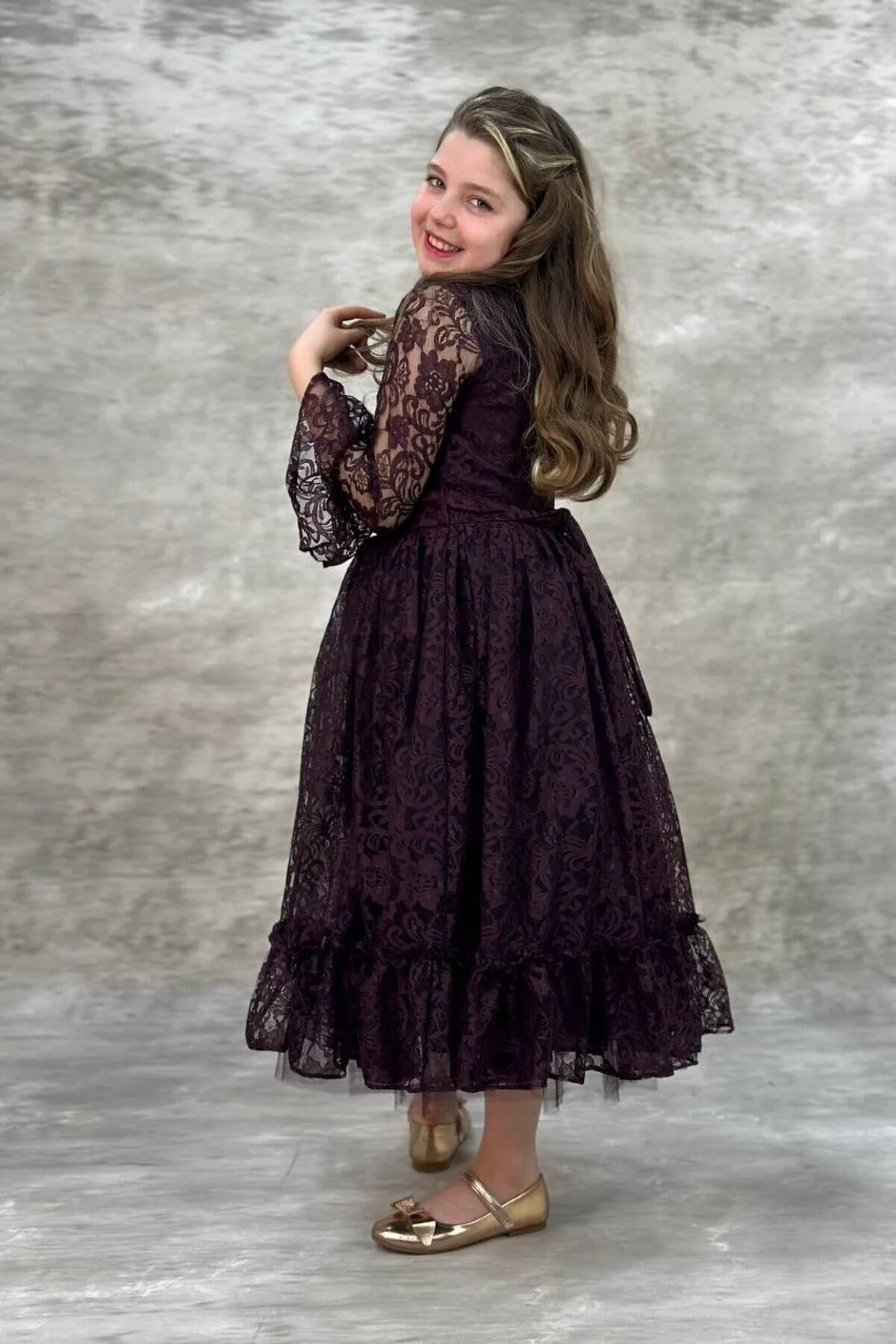 Dantelli Çocuk Abiye