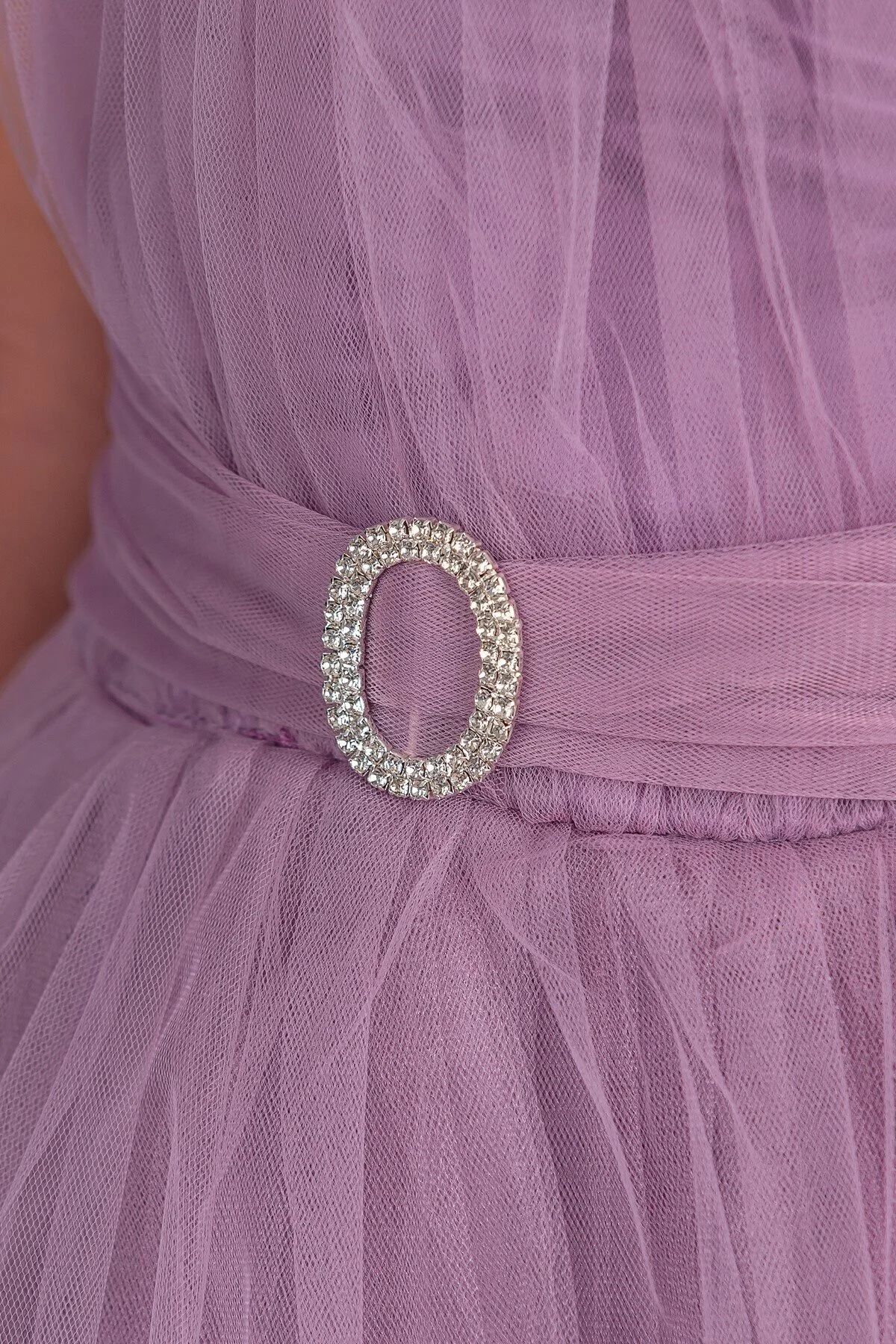 Kuyruklu Tüllü Tarz Lila Çocuk Abiye GarsonBoy